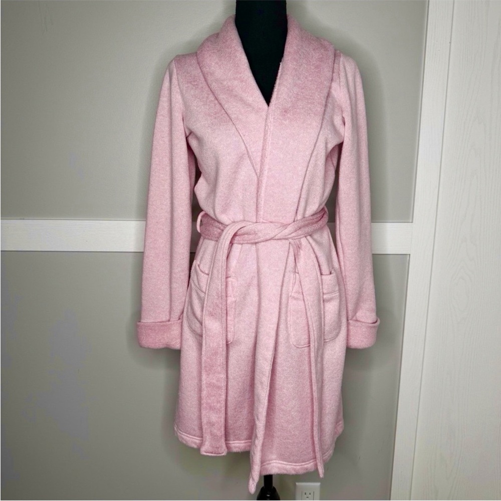 Victoria's Secret Pink Soft Knit Robe Small Belted Bathrobe